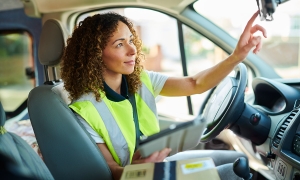 Driving ROI - Truck Driver in cab