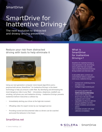 SmartDrive Inattentive Driving PDF